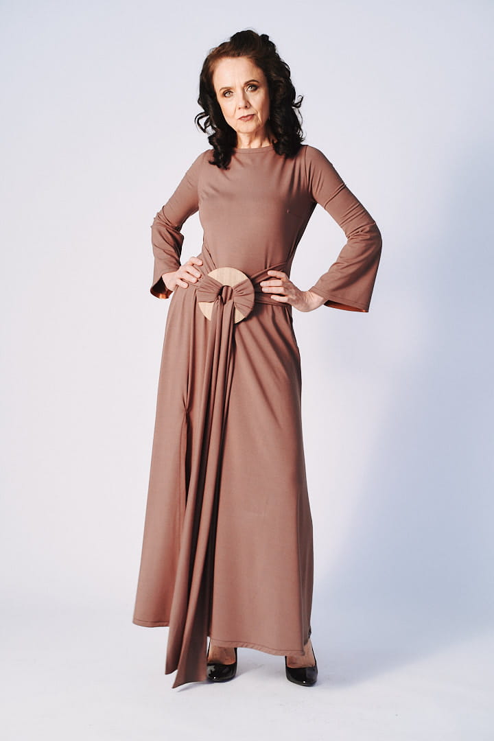 Sukienka Marlena Czekoladowa