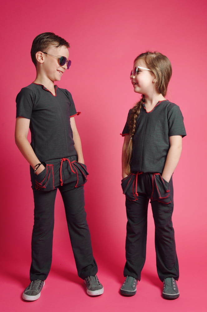 Koszulka Szpanerka dziecięca grafit