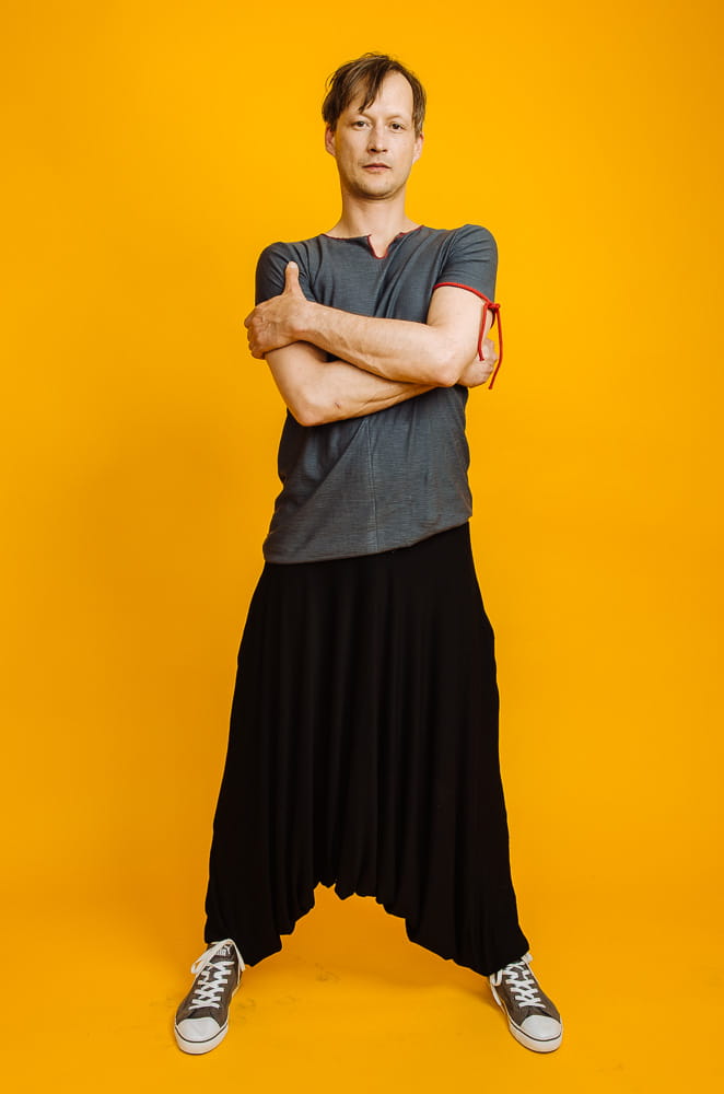 Spodnie Haremki męskie czarne