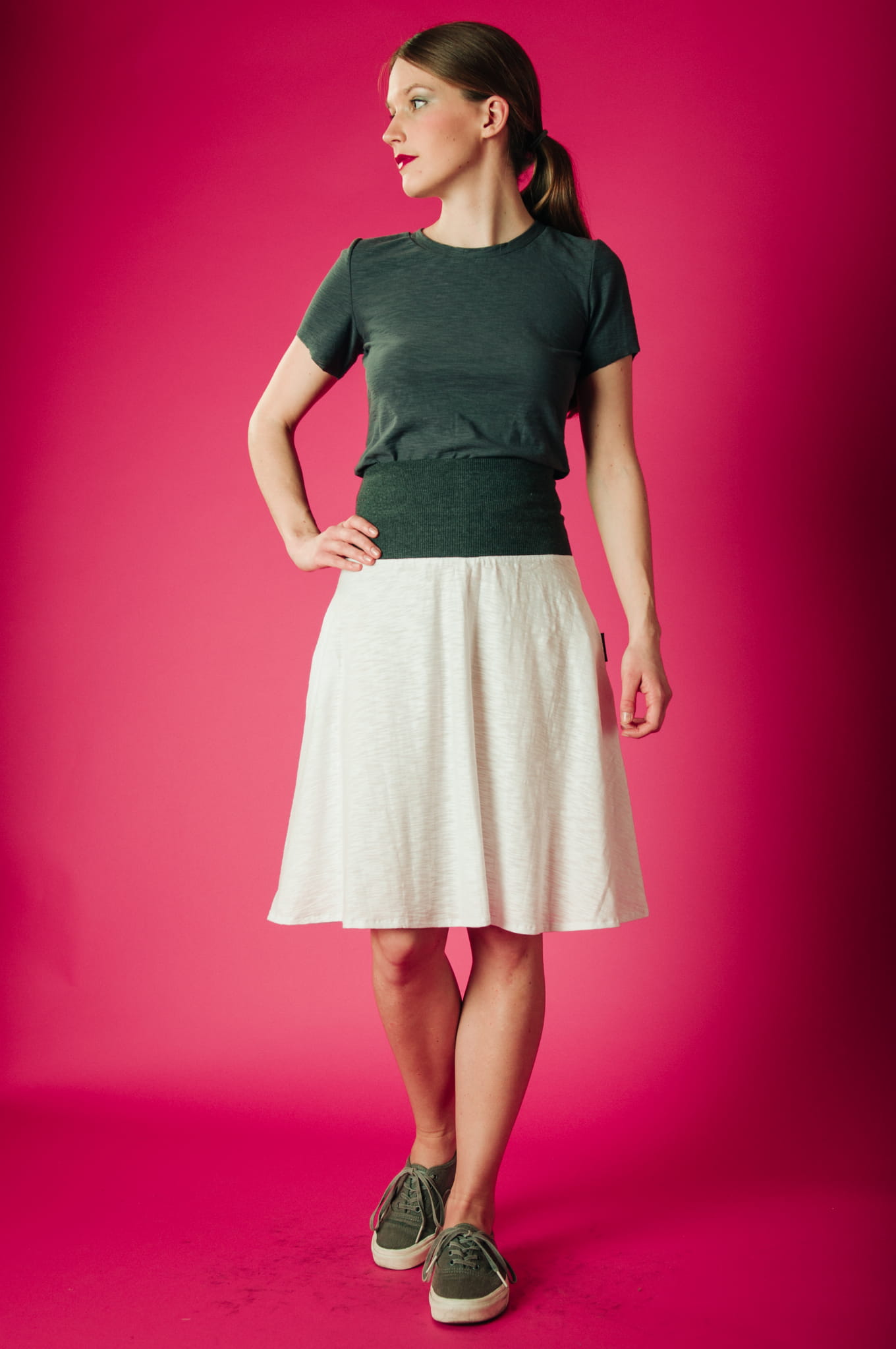 Spódnica tenisowa z grafitem