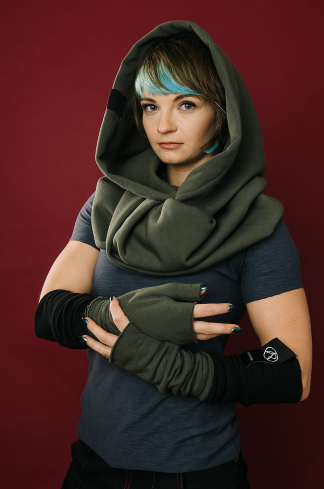 Rękawiczki Łotrzyce Khaki