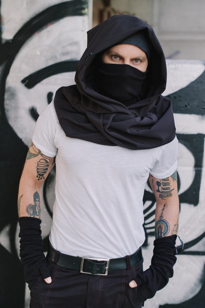 Kaptur Incognito hydrofobowy męski czarny