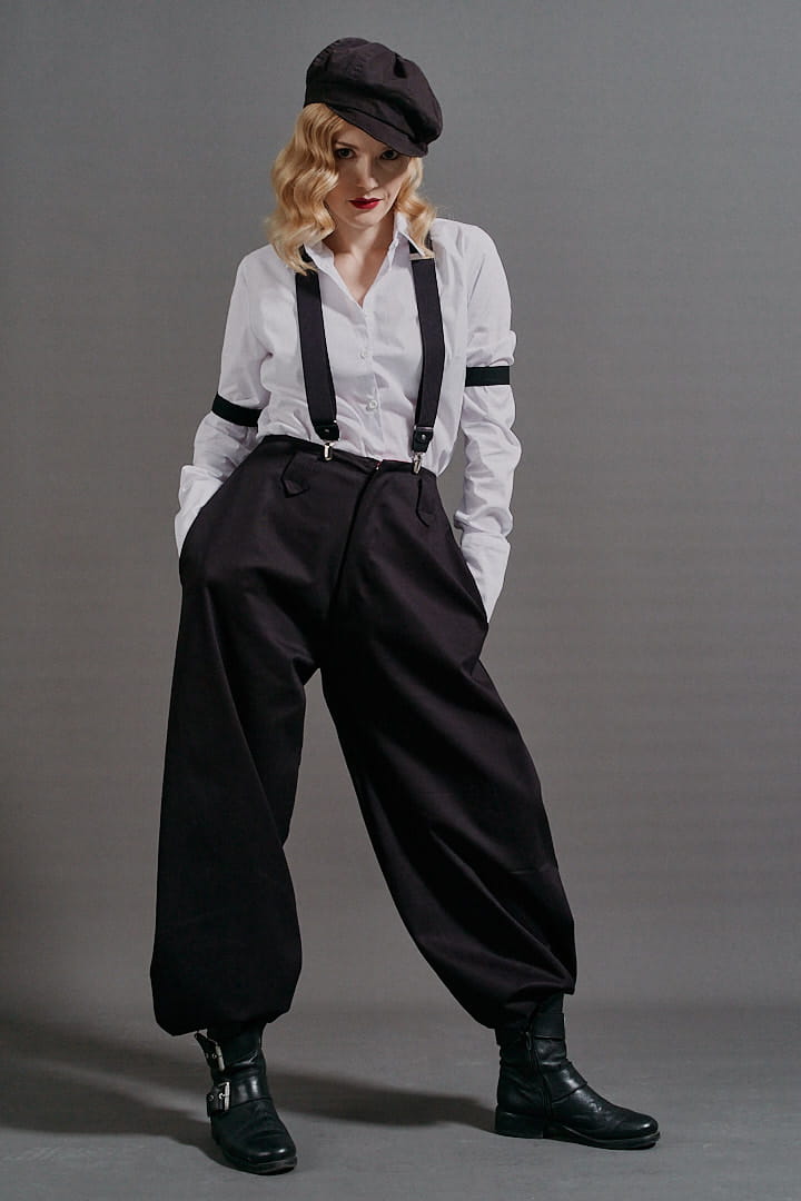 Spodnie Cwaniaki Czarne Damskie