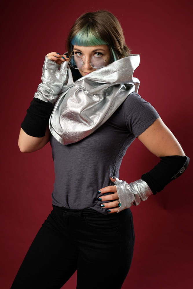 Rękawiczki Łotrzyce Srebrne