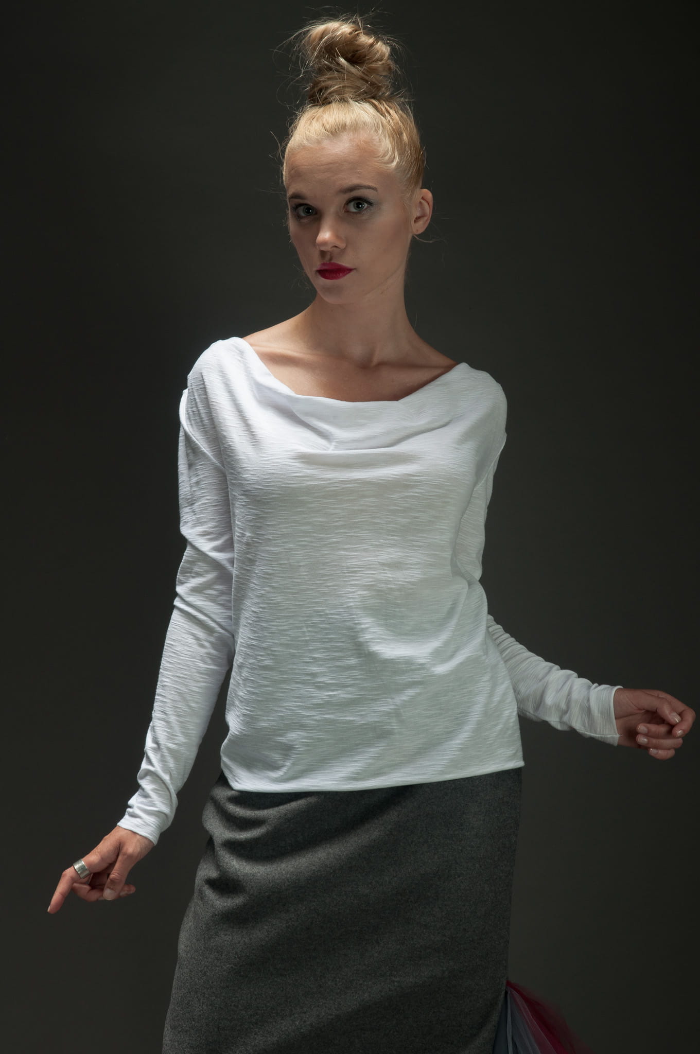 Bluzka biała 'WODA' damska