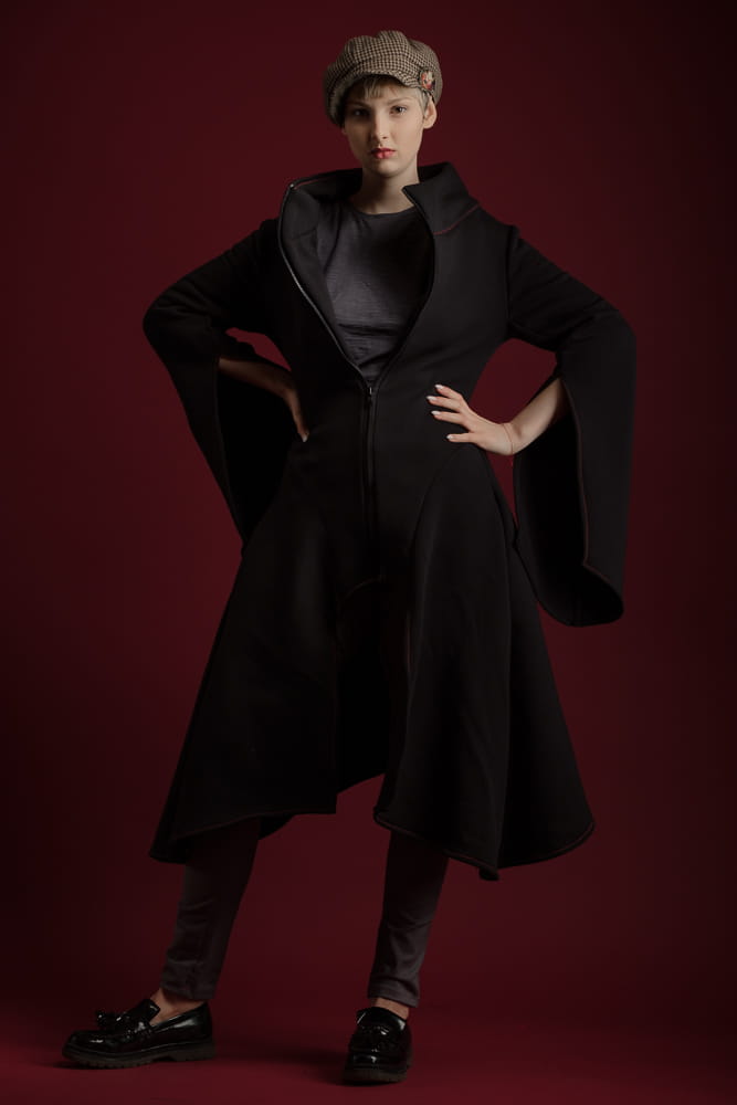 Płaszcz damski Wichrun czarny