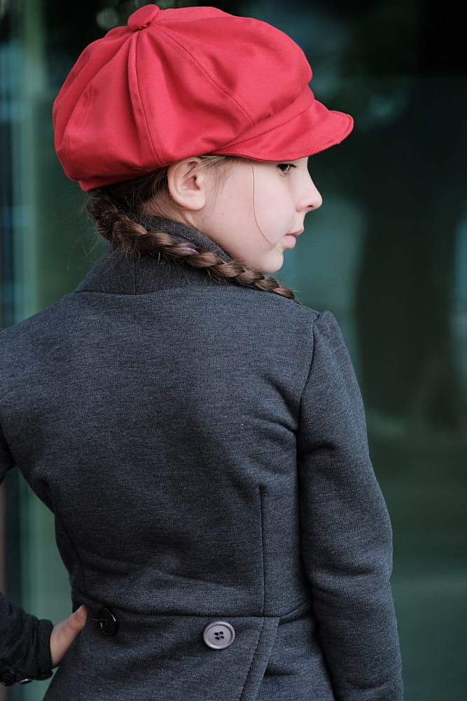 Kaszkiet dziecięcy czerwony