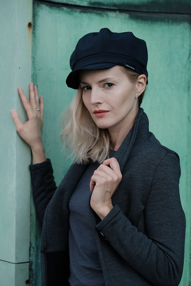 Kaszkiet damski hydrofobowy granat