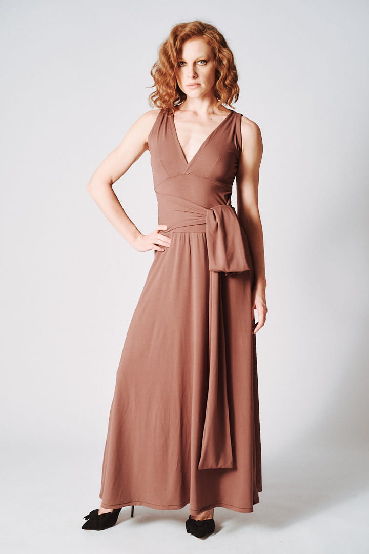 Sukienka Greta Czekoladowa