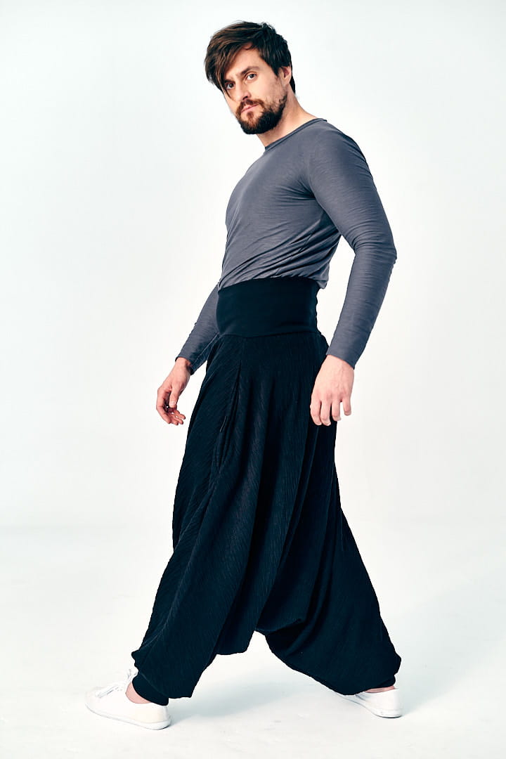 Spodnie Haremki Warkocz Męskie