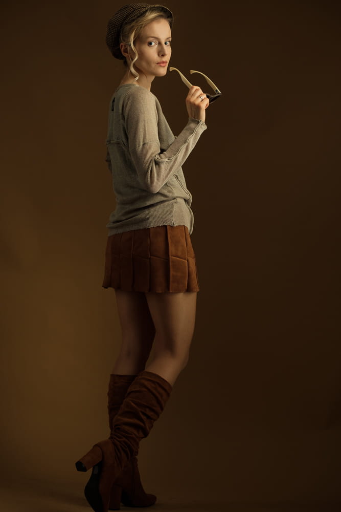 Spódnica Karmelowa Mini