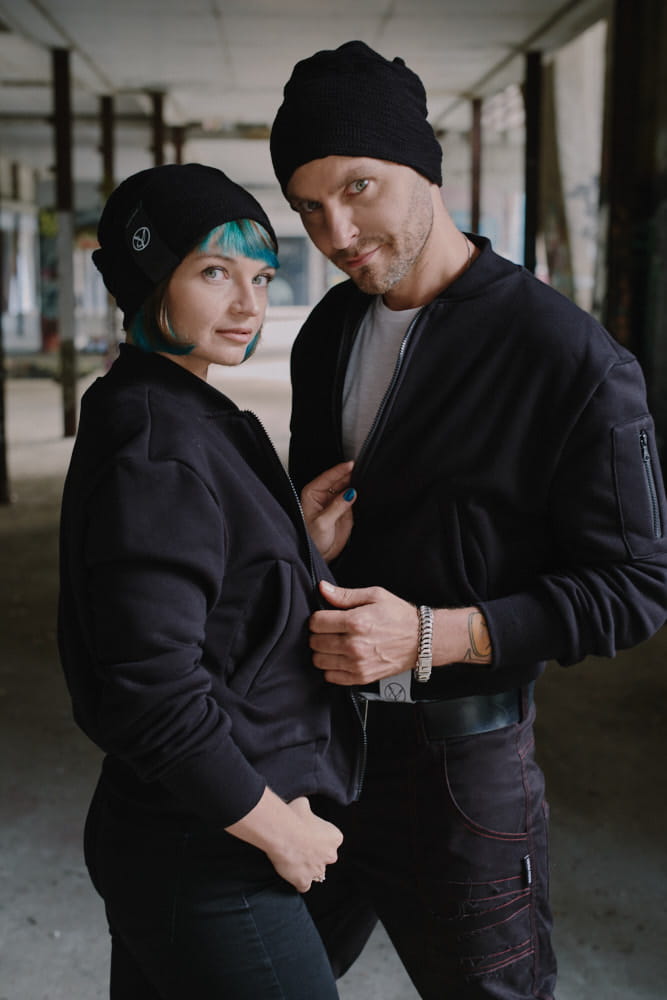 Bomberka Czarna męska