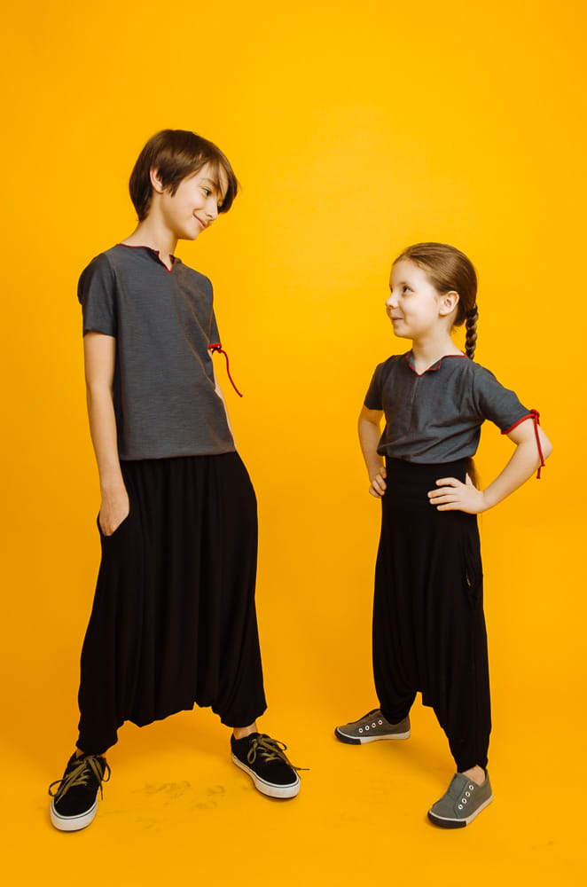 Spodnie Haremki dziecięce czarne