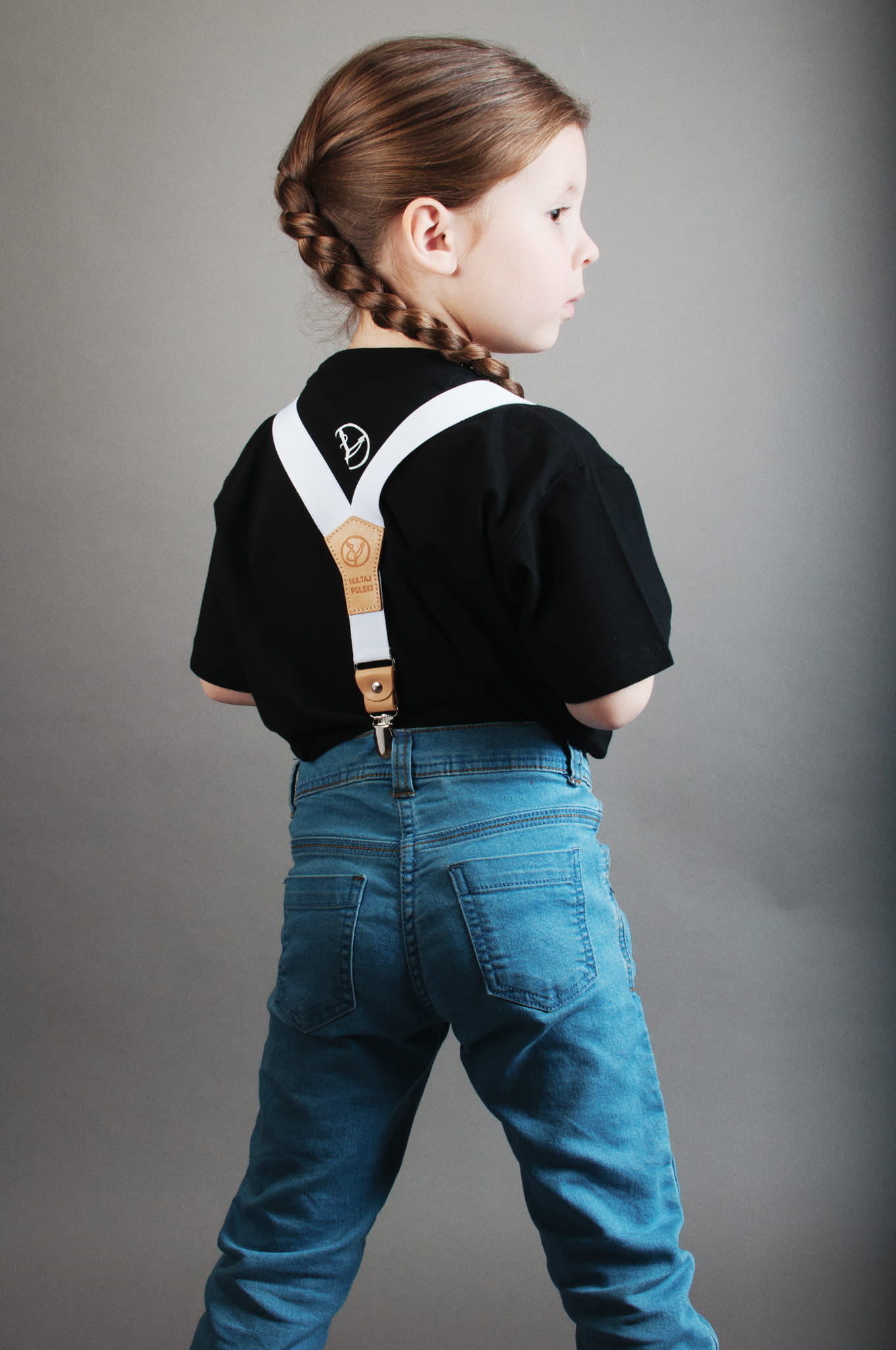 Szelki dziecięce białe