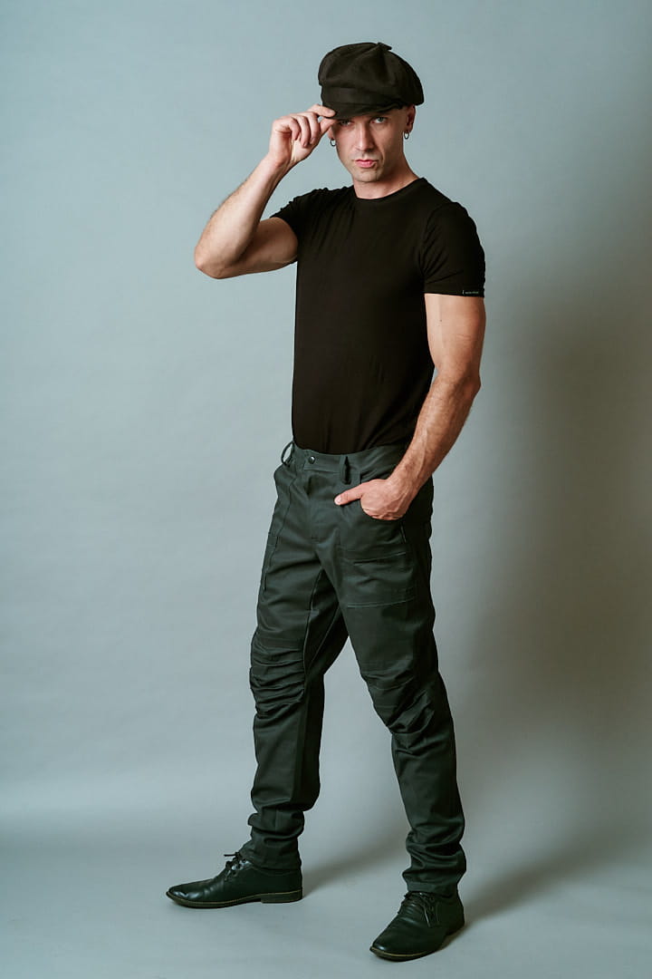 Rockersy Butelkowozielone męskie