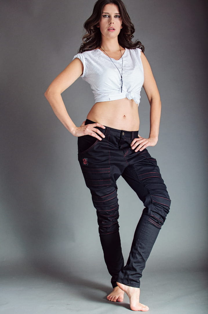 Spodnie Rockersy Czarne damskie