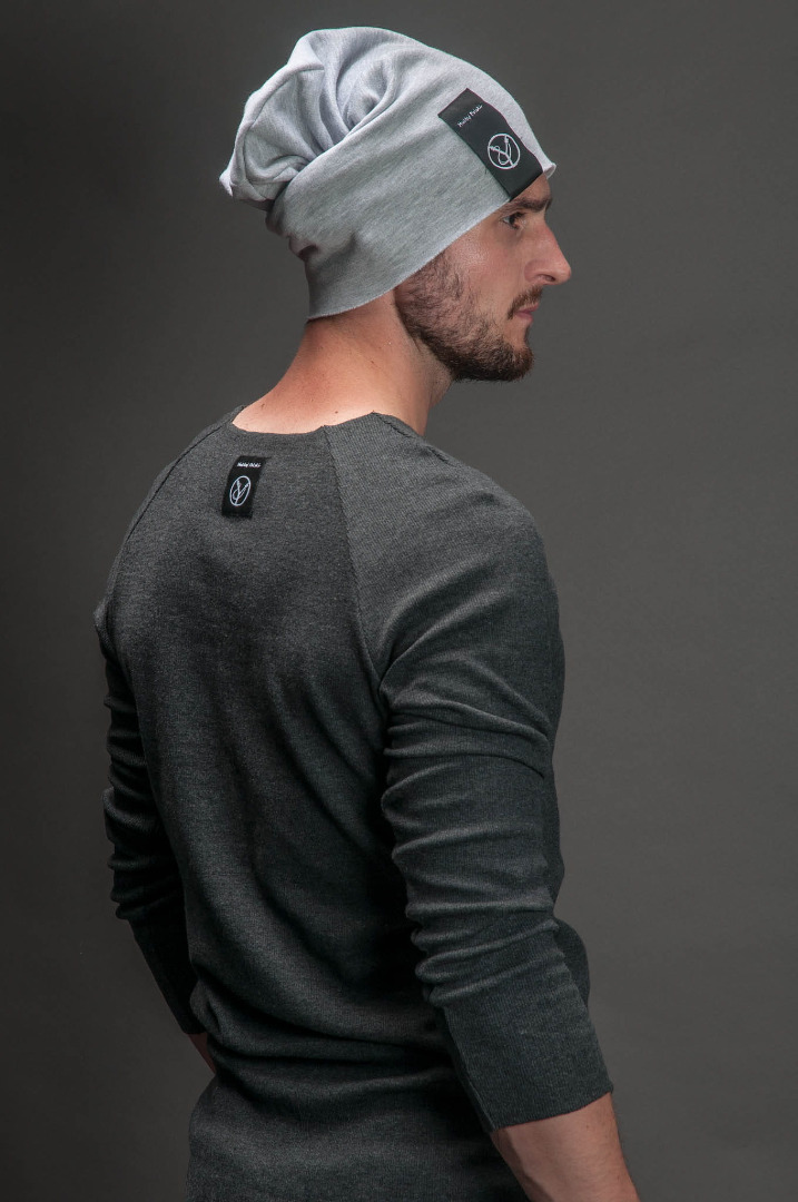 Czapka Hultajka szara męska