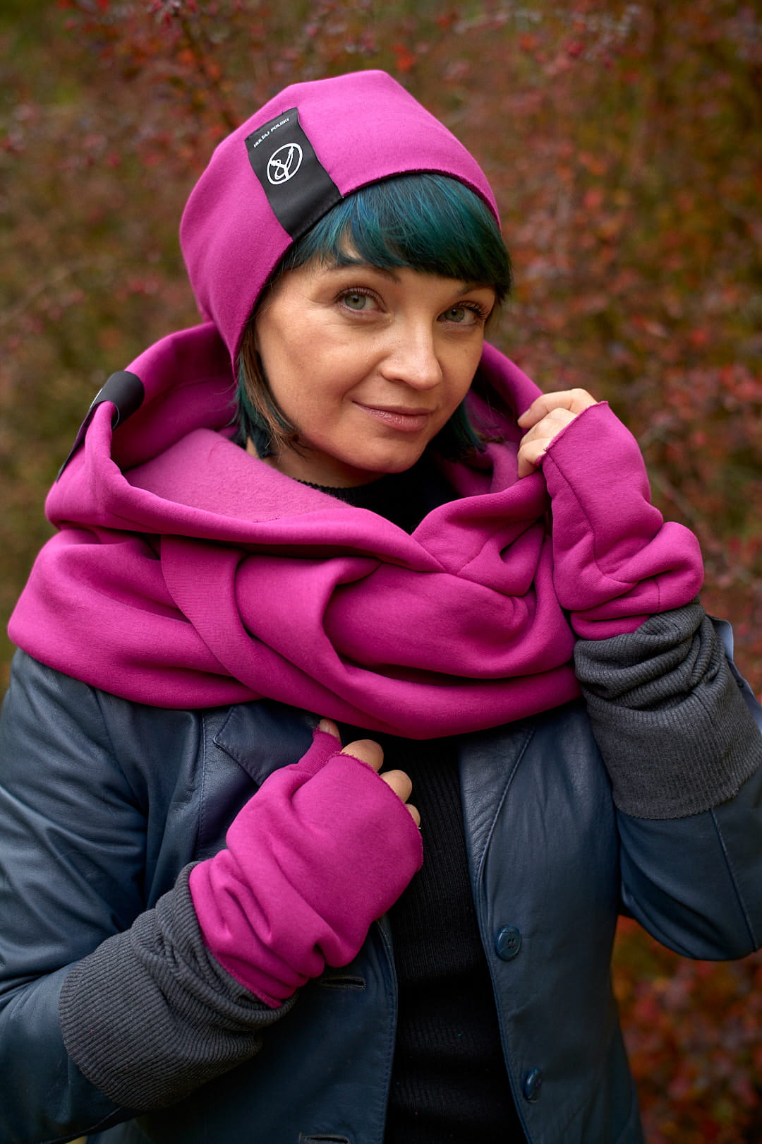 Czapka Hultajka Fuksja