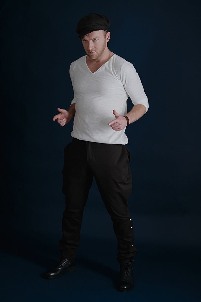 Bryczesy Czarne męskie