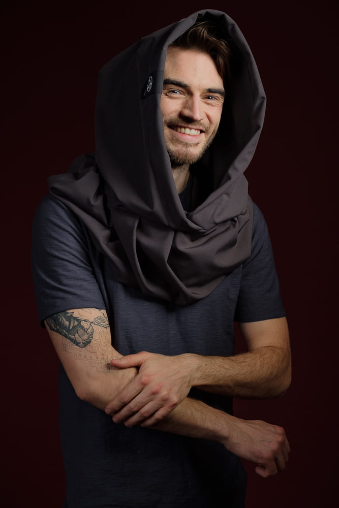 Kaptur hydrofobowy męski grafit