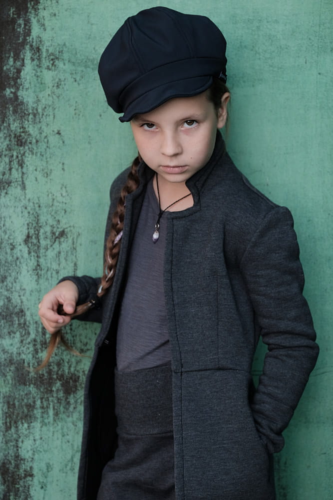 Kaszkiet dziecięcy hydrofobowy granat