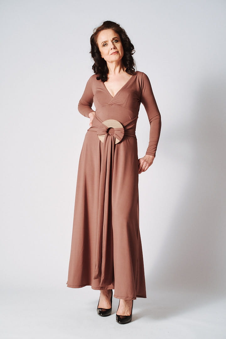 Sukienka Rita Czekoladowa