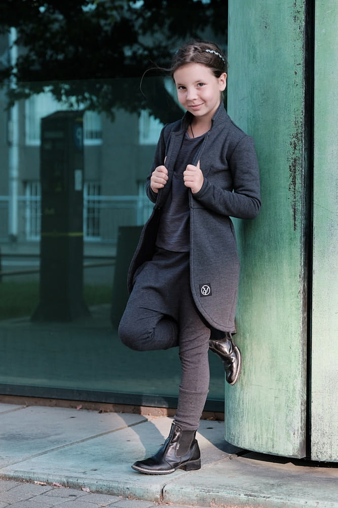 Płaszcz Revolter dziecięcy grafit