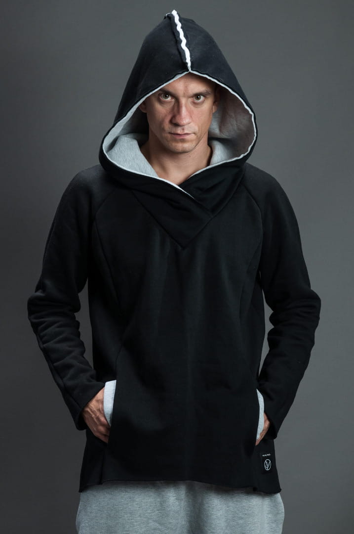 Bluza bokserska męska czarna