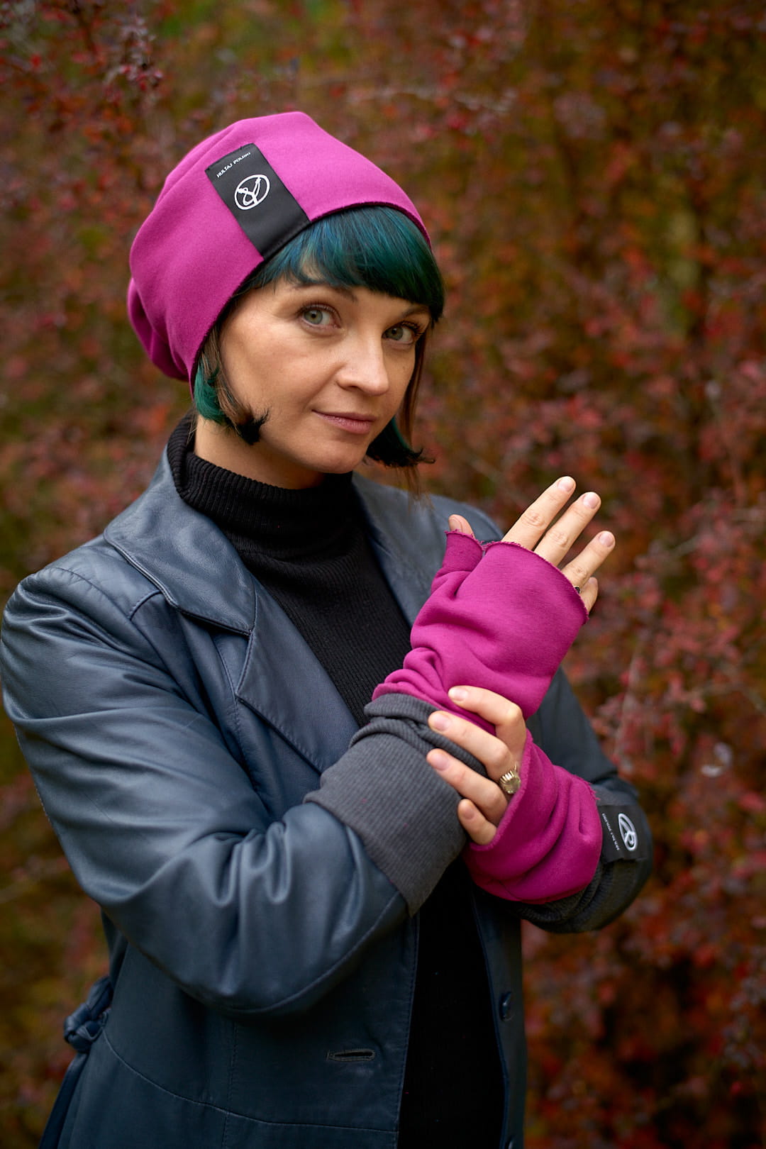 Rękawiczki Łotrzyce Fuksja