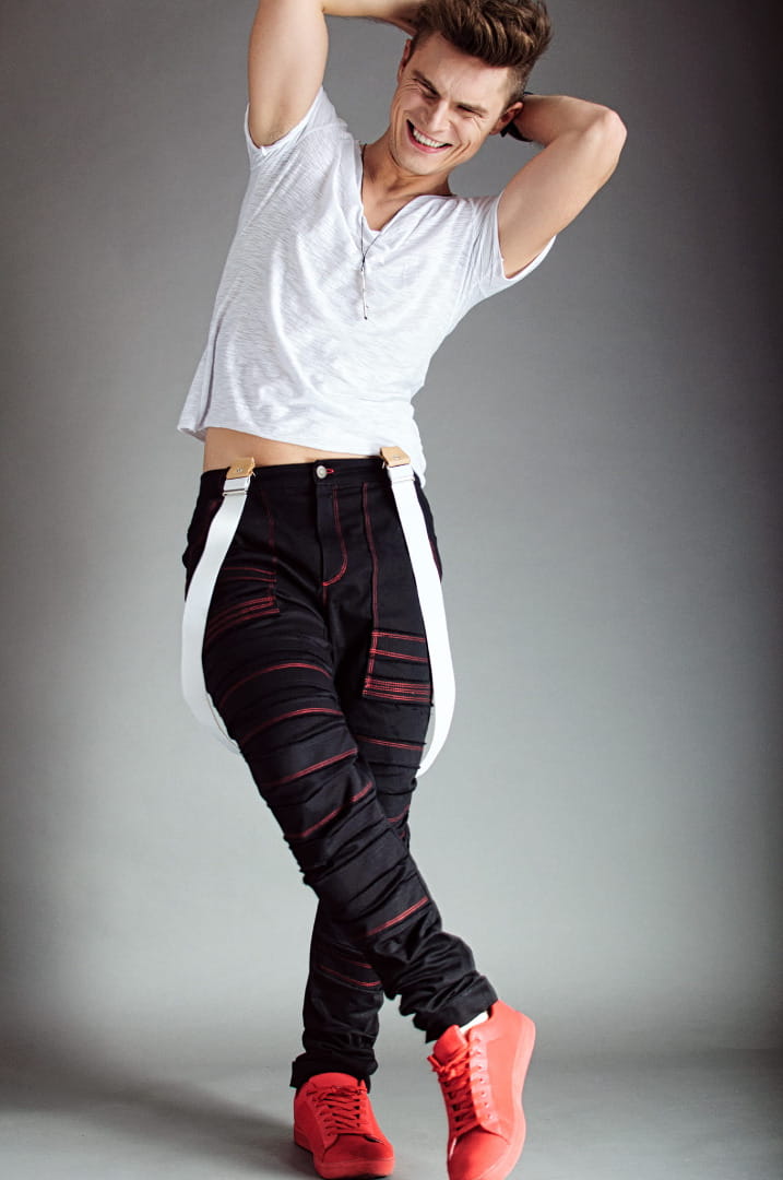 Spodnie Rockersy Czarne męskie