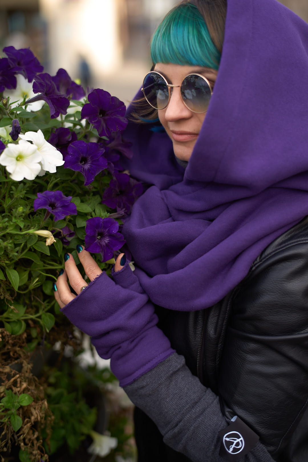 Rękawiczki Łotrzyce Śliwkowe