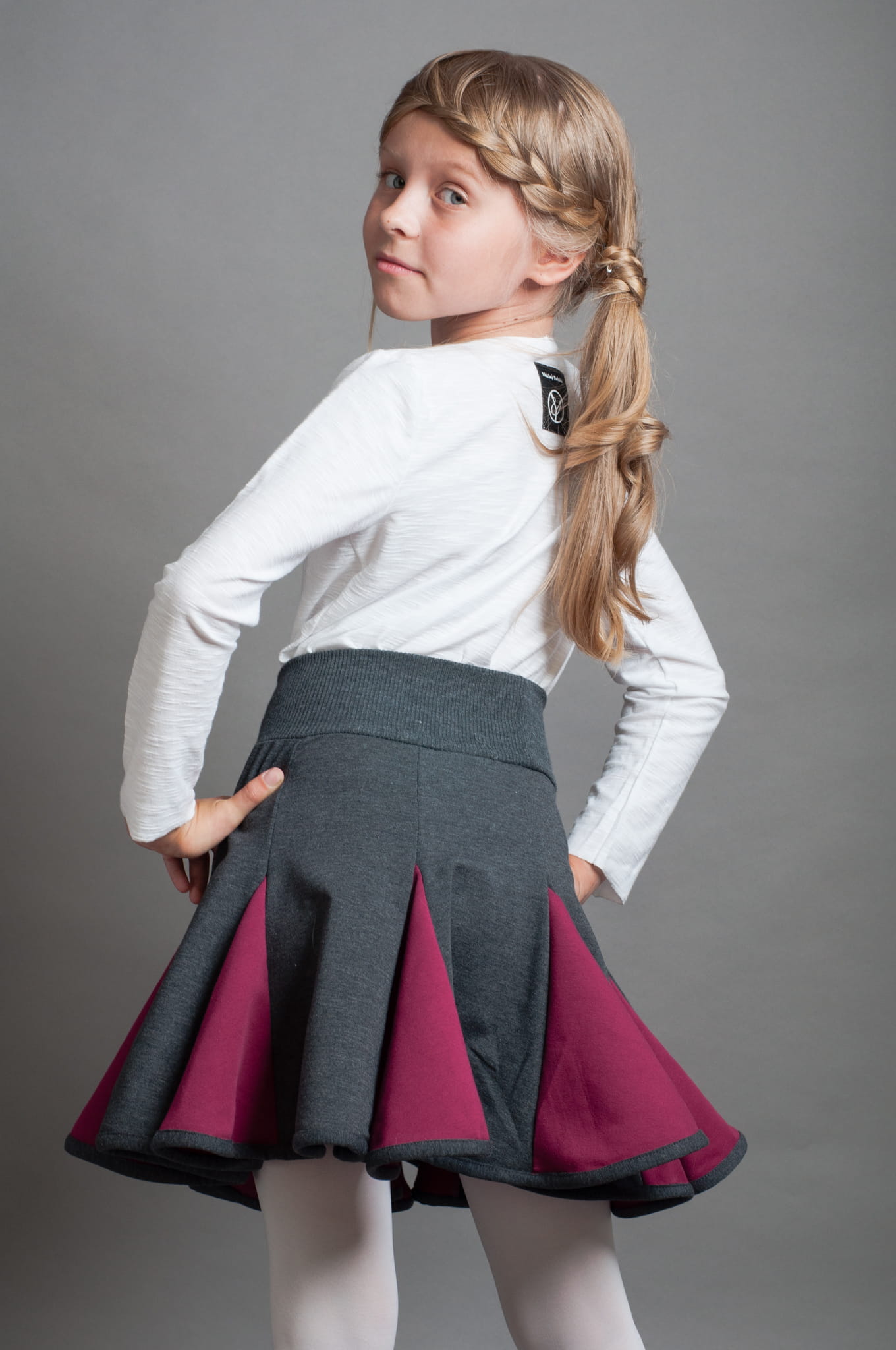 Lambadówka szara amarant