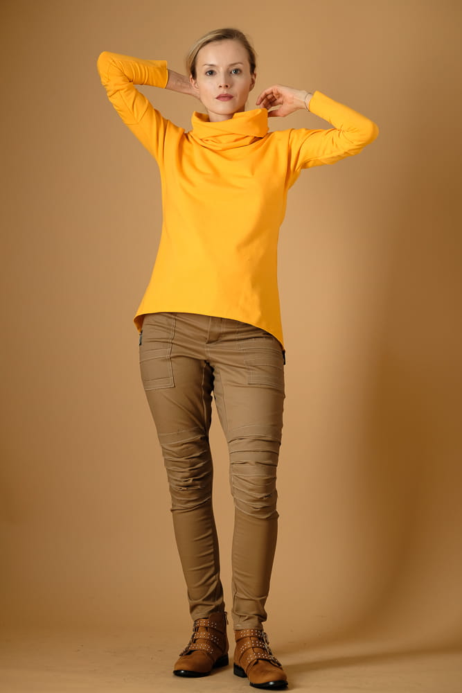 Bluza jaskółkowa mandarynka