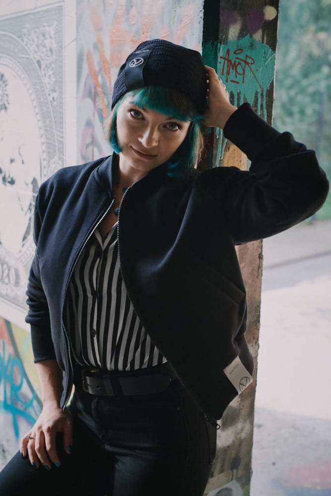 Bomberka Czarna damska