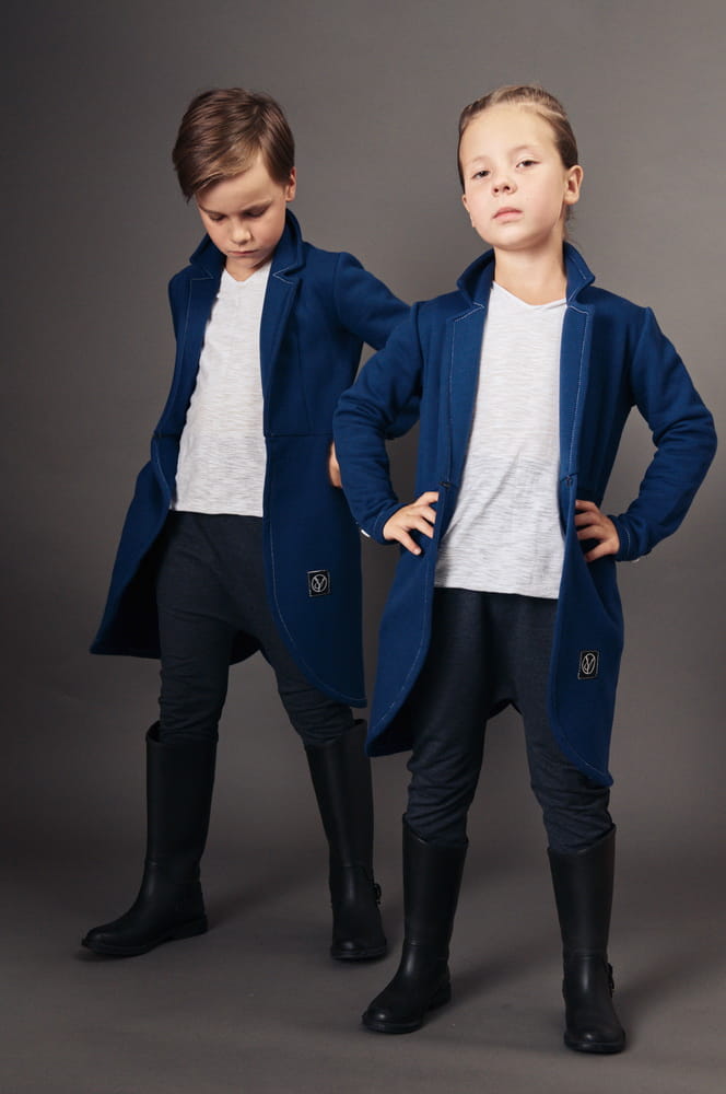 Płaszcz Revolter granatowy dziecięcy