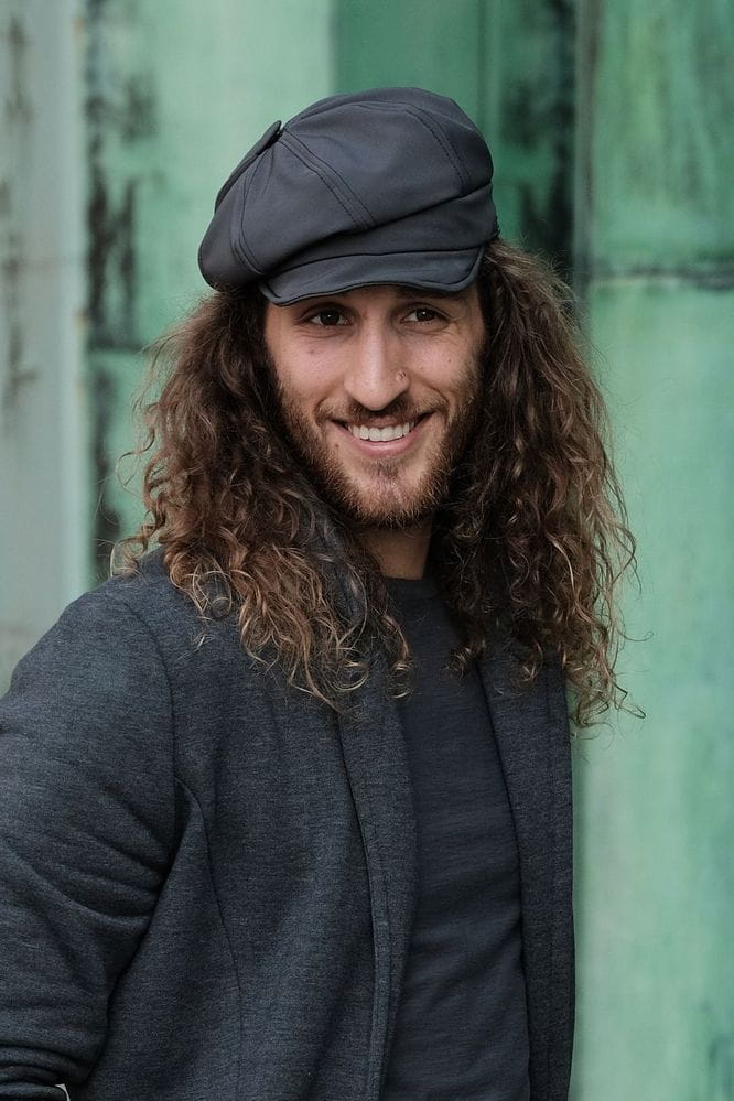 Kaszkiet męski hydrofobowy grafit