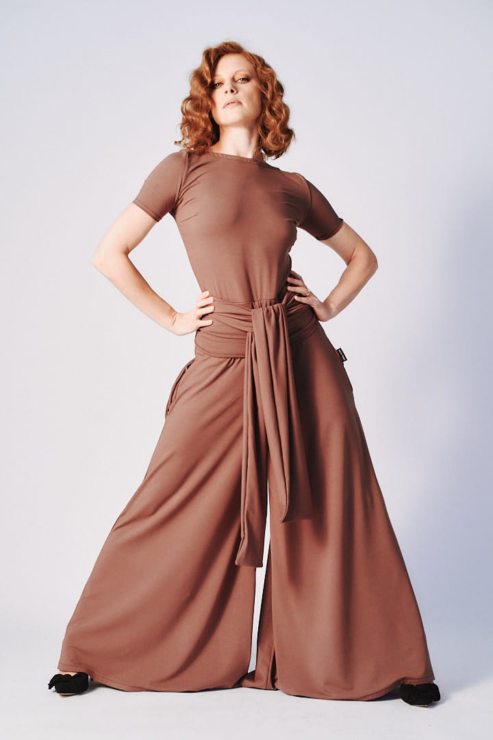 Spodnie Ginger Czekoladowe