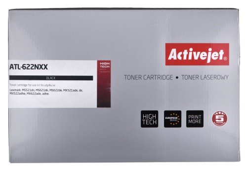 Toner Activejet ATL-622NXX (zamiennik Lexmark 56F2U00; Supreme; 25000 stron; czarny)