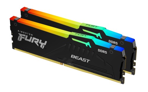 FURY DDR5 64GB (2x32GB) 5600MHz CL40 Beast Black RGB