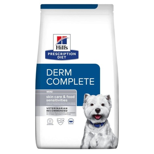 Prescription Diet Derm Complete Mini Canine - sucha karma dla psa - 1 kg