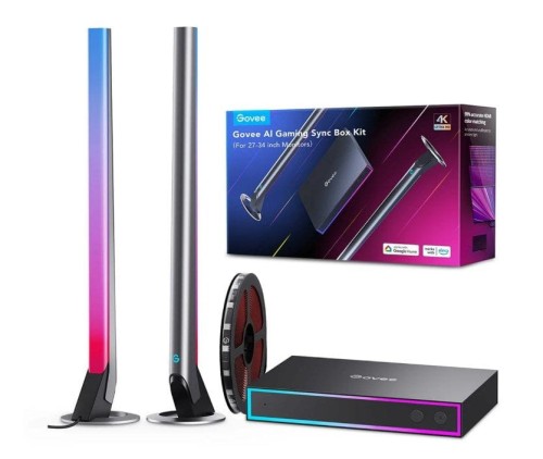 H6601 AI GAMING SYNC BOX KIT OŚWIETLENIE LED RGBIC, AI, HDMI, 4K, 240HZ 1080P