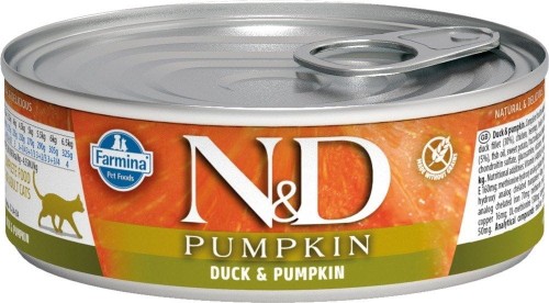 N&D Pumpkin Duck & Pumpkin - mokra karma dla kota - 70 g