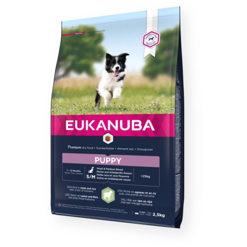 puppy small and medium lamb and rice 2.5kg