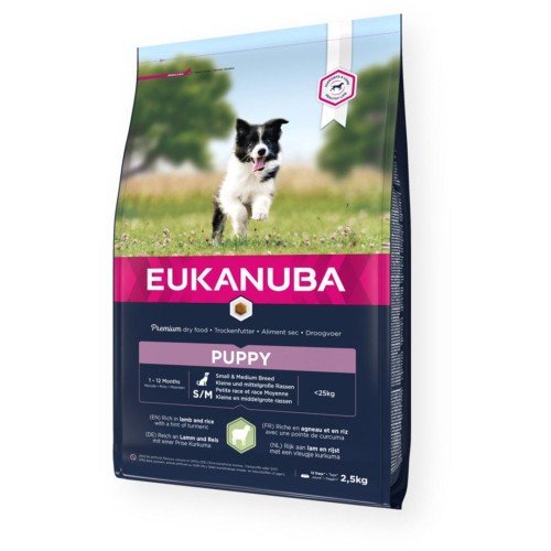 puppy small and medium lamb and rice 2.5kg