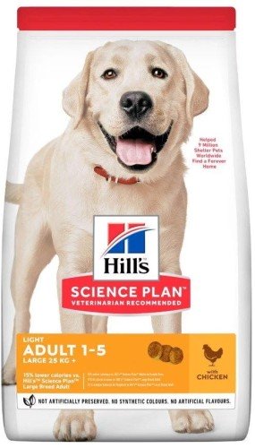 Science Plan Light Large Breed Adult Chicken - sucha karma dla psa - 18 kg