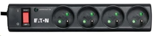 Listwa przeciwprzepięciowa EATON PS4F (4 x UTE; 10 A; kolor czarny)