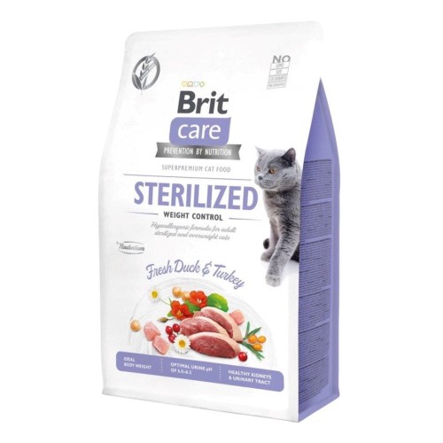 CARE Cat Grain-Free Sterilised Weight Control - karma dla kotów wysterylizowanych - 7kg