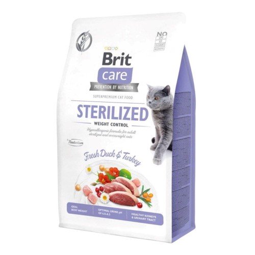 CARE Cat Grain-Free Sterilised Weight Control - karma dla kotów wysterylizowanych - 7kg