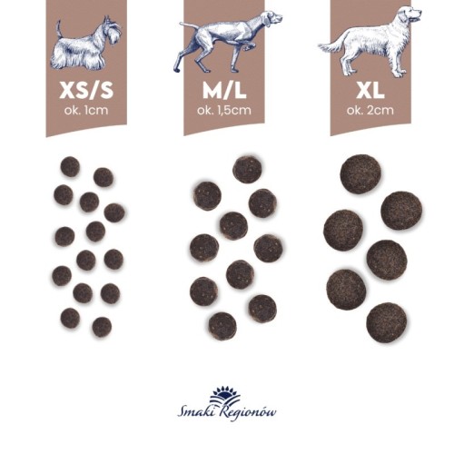 BALTICA SMAKI REGIONÓW Dziczyzna z owocami leśnymi XS / S 1kg