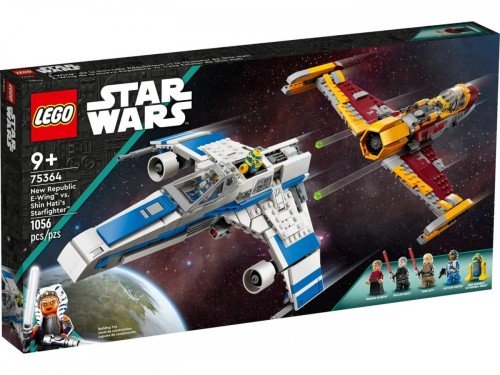 LEGO Star Wars 75364 E-Wing Nowej Republiki kontra Myśliwiec Shin Hati